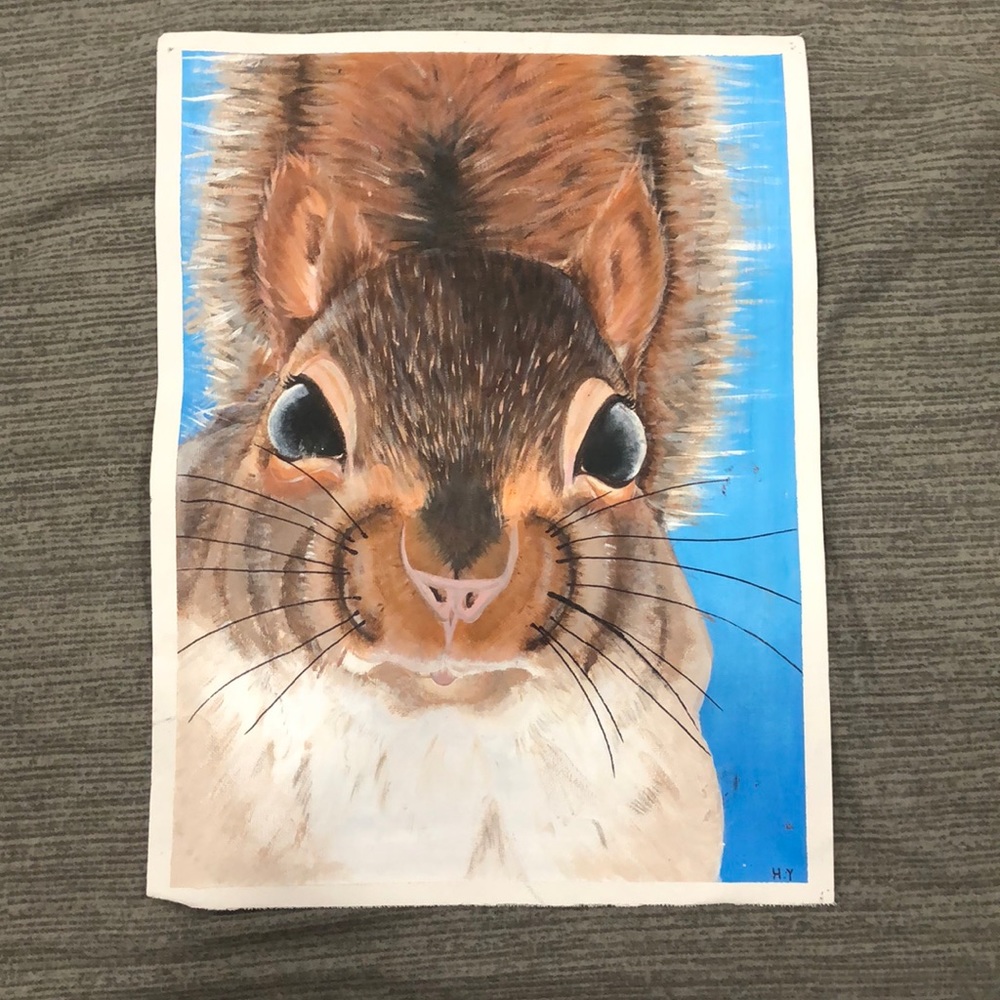 Squirrel painting